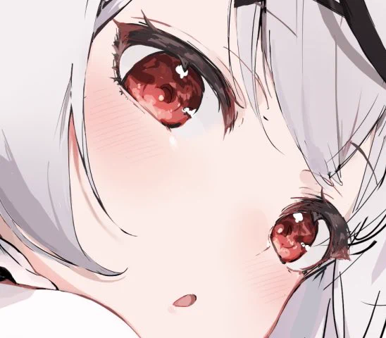 お顔カキカキもうちょっと 