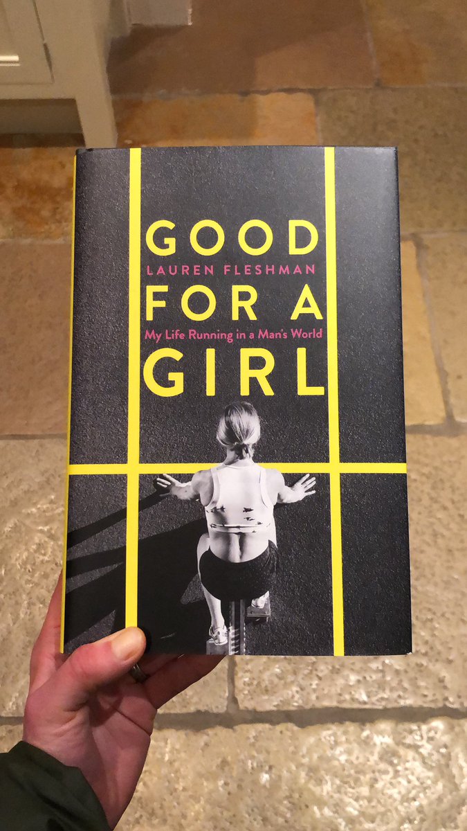 Seeing #GoodForAGirl arrive on the doorstep makes for a real peachy start to the weekend. Giddy to tuck in <a href="/laurenfleshman/">Lauren Fleshman</a>!