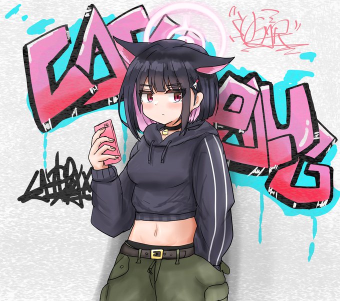 オフの日のカズサという妄想
#ブルーアーカイブ 