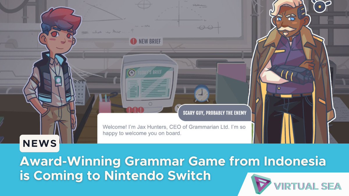 VirtualSEAsia's tweet photo. Get ready to flex those grammar muscles on the Nintendo Switch!

https://t.co/xB4XMj6IKa

#GamesfromSEA #VirtualSEA #GrammarianLtd #Indonesia #BeliGameLokal https://t.co/wP3P8KfFAG