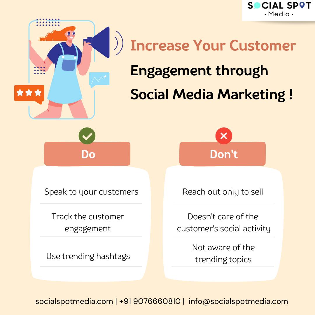 SocialSpotMedia's tweet photo. Social media can be a powerful tool for businesses. Use it to get your message out there and engage with your audience. We'll teach you how to use social media to grow your business!.
.
Visit to know more about SMM: https://t.co/83vr4mWbl1
.
#socialspotmedia #socialmediamarketing https://t.co/qLYBLgzuLE