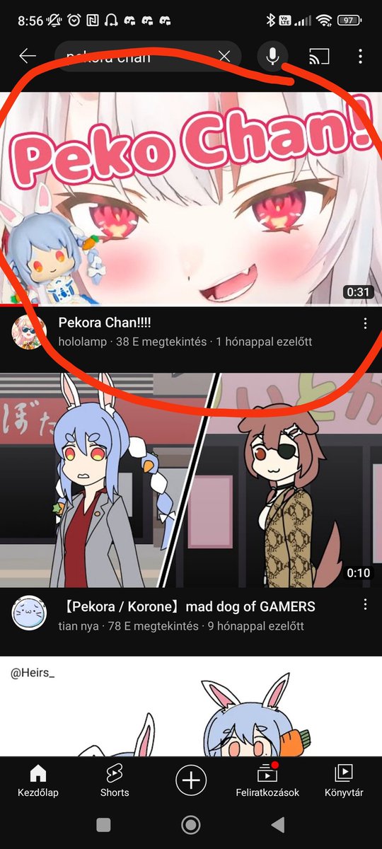 FloppyFiona's tweet photo. @Dexerto Dexerto's research team be like "Let's just search for 'Pekora Chan' and 'Miko Chan' and choose the first video that shows up." https://t.co/jPIIydWIyh