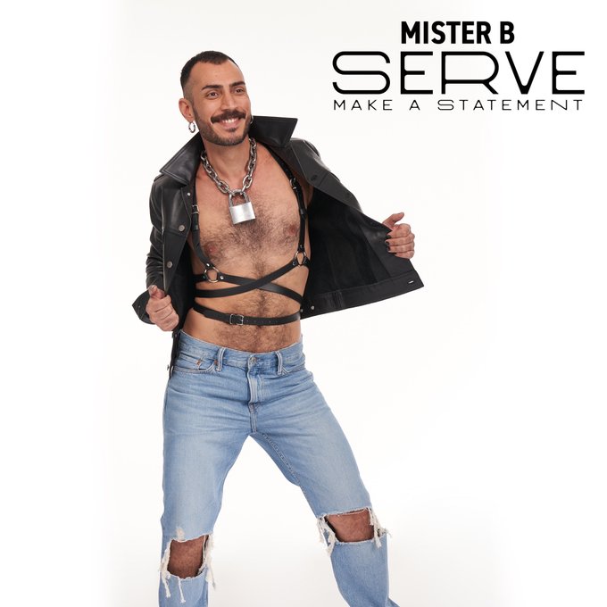 Find your own style with the Mister B SERVE leather Harnesses. 

#serve #icon #legend #pose #iconic #legendary