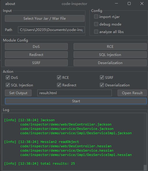 seguridadyredes's tweet image. #code_inspector

#Java code inspector for web vulnerability scan.

github.com/4ra1n/code-ins…