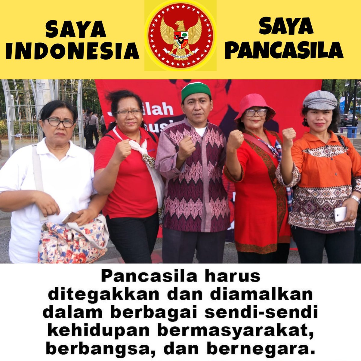 AgusSho62811788's tweet photo. SAYA INDONESIA
SAYA PANCASILA
#AgamaCinta
#SalamPancasila
#SayaIndonesia
#SayaPancasila
#SahabatPancasila
#BPIP https://t.co/zc9dADHgsi