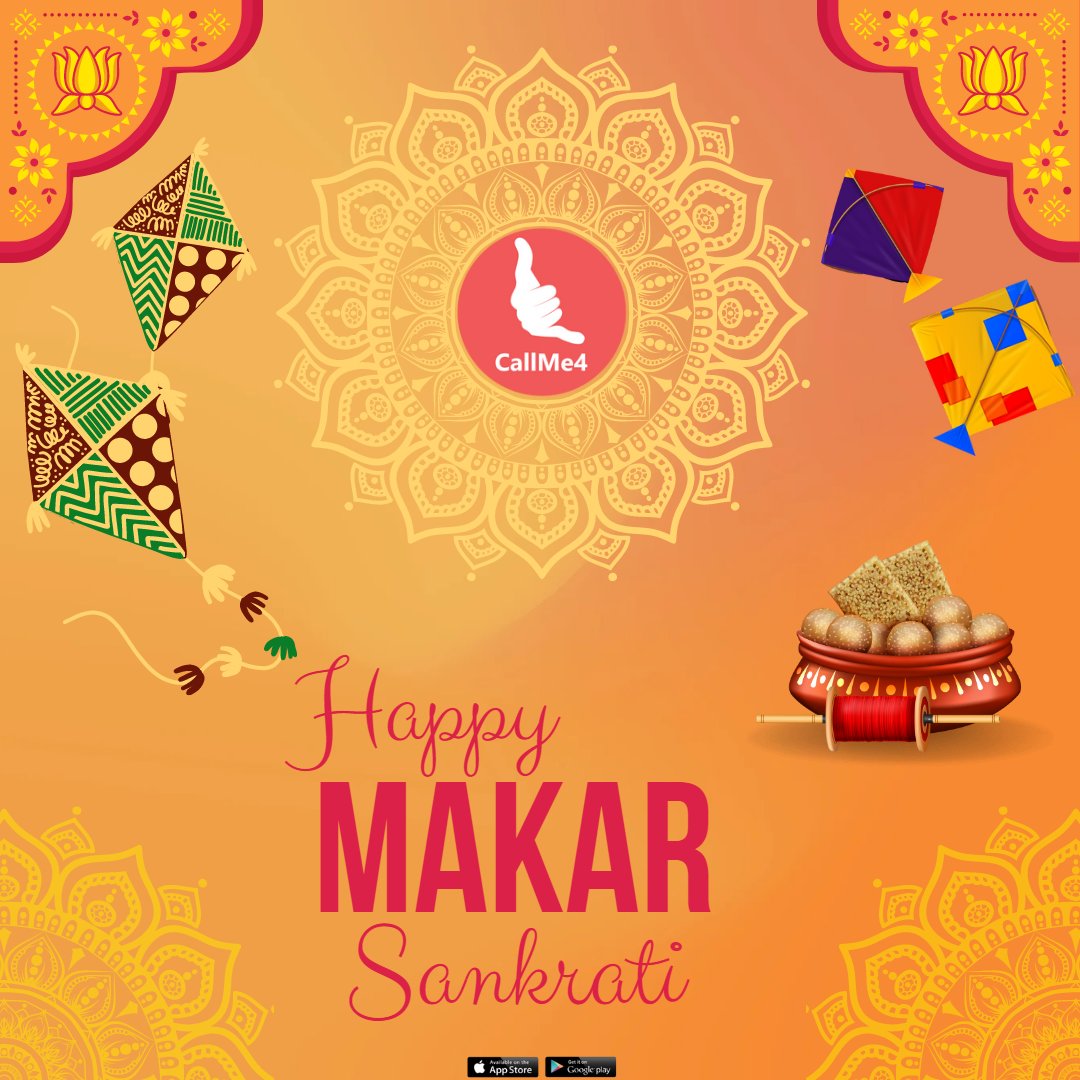CallMe4official's tweet photo. मकर संक्रांति की हार्दिक हार्दिक शुभकामनाएं!
#MakarSankranti #makarsankrantispecial #मकर_संक्रांति https://t.co/cv7vhgGsGR