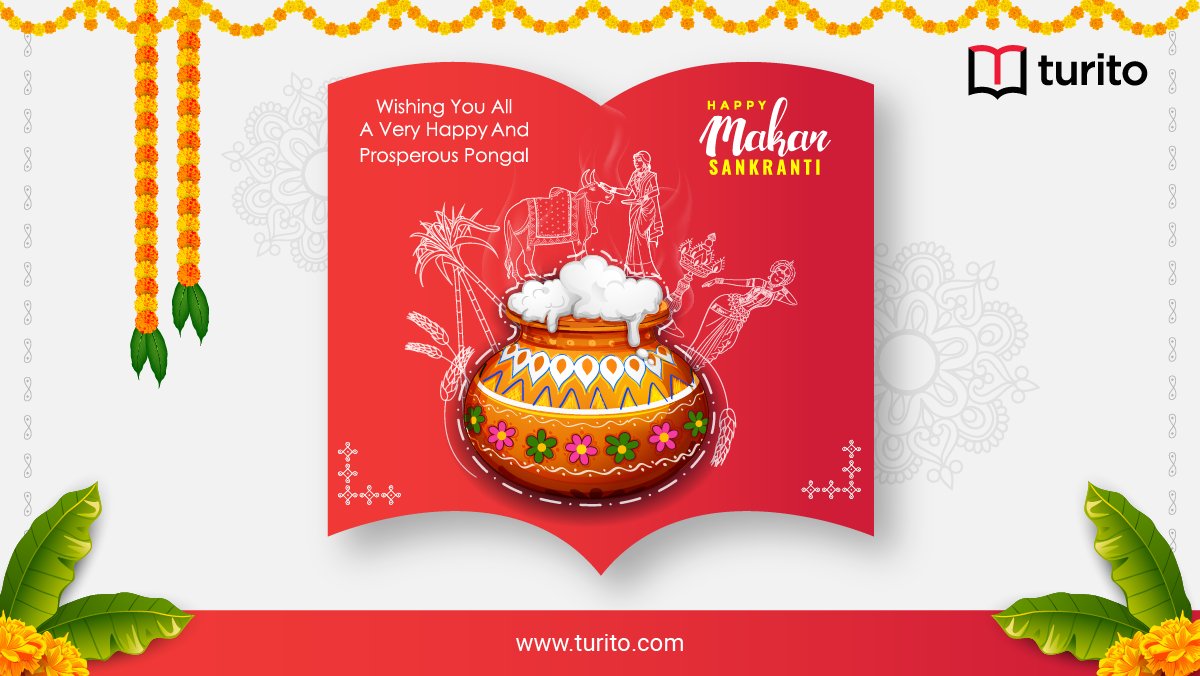 TuritoLive's tweet photo. May this festive occasion, open doors of learning opportunities and let your dreams soar high like colorful kites in the sky.  Turito wishes you all a happy Makar Sankranti and Pongal.
#makarsakranti #makarsankranti2023 #makarsankrantiwishes #Pongal2023  #bhogi ##uttarayan https://t.co/o9CbxQ2kF4