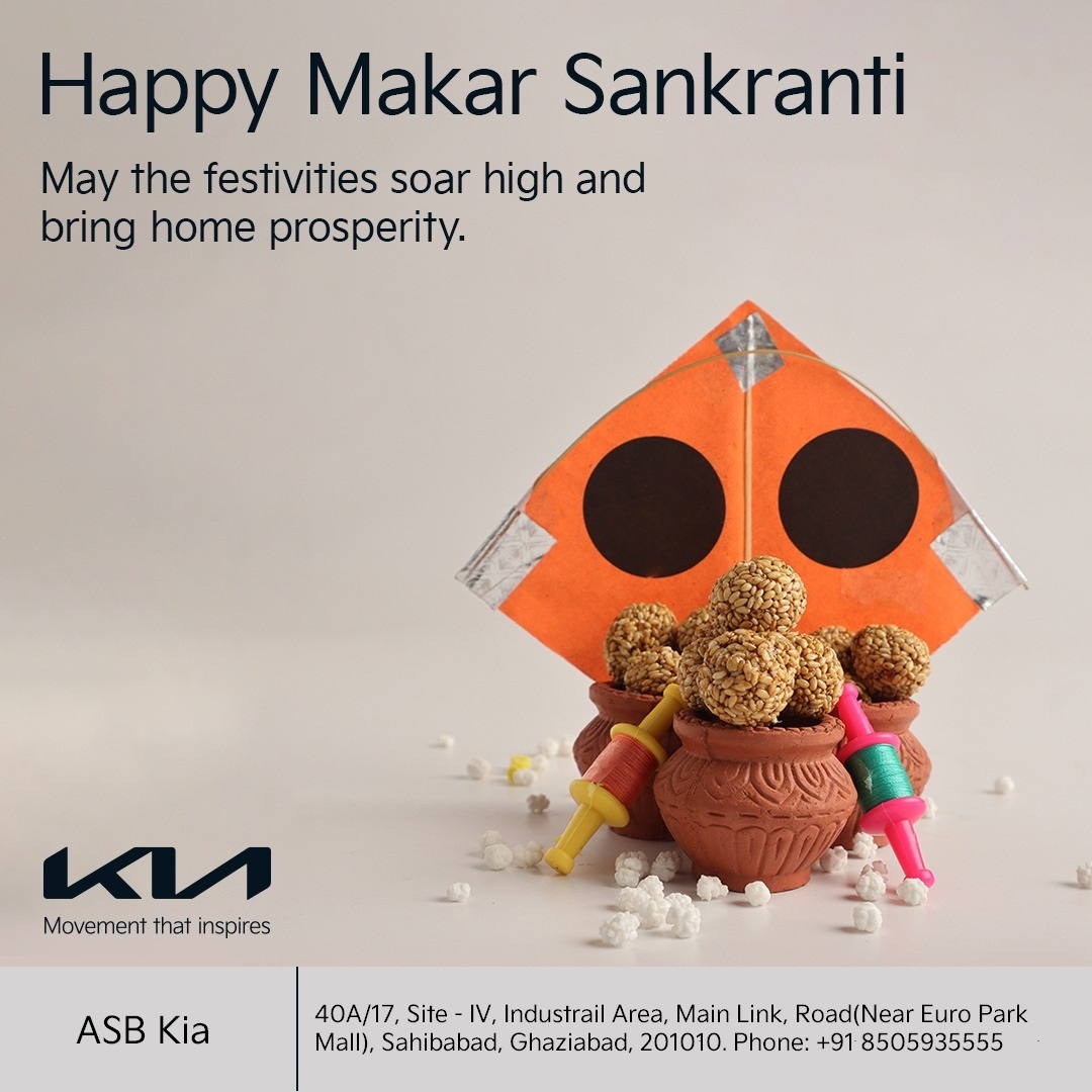 asb_kia's tweet photo. Hoping that the harvest season brings you home to warm moments and happiness.
Kia wishes you all a very Happy Makar Sankranti.
#Kia #KiaIndia #HappyMakarSankranti #MakarSankranti #Festival #MovementThatInspires https://t.co/UjEnwHWibn