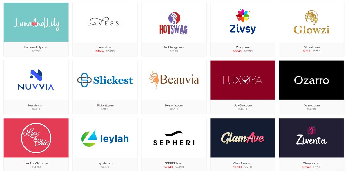 DomFlipp's tweet photo. These are the most popular domains in the beauty &amp; cosmetics sectors right now.

Find them all here => 
https://t.co/7FbS7Gp754

#DomainNameForSale #Startup #Branding #Beautifullife https://t.co/Y8pCTtRwnz