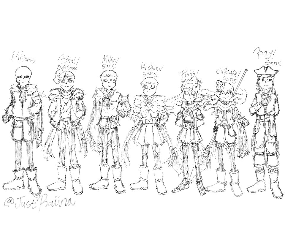 JustRaiina's tweet photo. My child, yes just sketch cuz iam lazy
All this character belongs to me
Tags:
#sansau
#Msans
#RynalSans
#MikoSans
#KishaniSans
#FishySans
#CupcakeSans
#RaySans
#undertaleAU https://t.co/xxKq17DeEZ