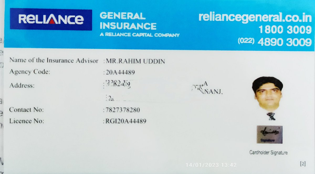 _myselfRahim's tweet photo. My agency blocked since several months for no reason NO RESPONSE from branch and NO RESPONSE from RM. Either correct error or else plz issue NOC @RelianceGenIn @reliancegroup @irdaindia https://t.co/YZxF5v4pdP