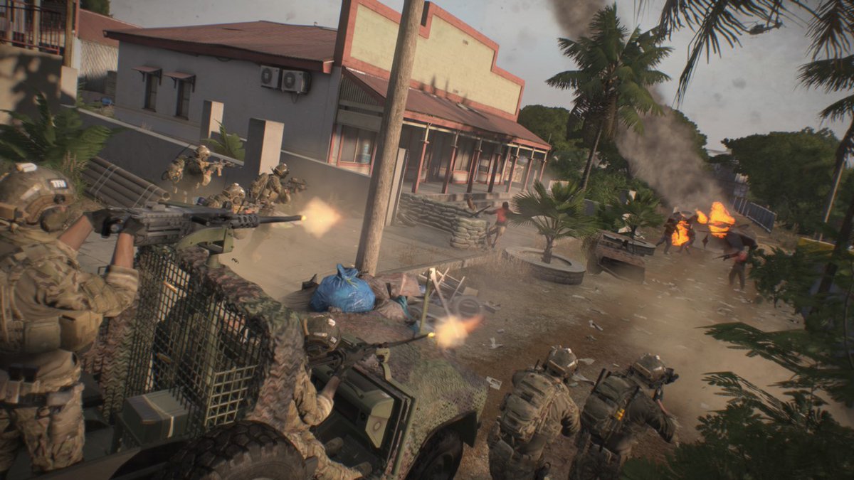 🇫🇷 Contact avant !!!
🇬🇧 Troop in contact !!!
#Arma3 #milsim #1RPIMa #COS #COMFST #France