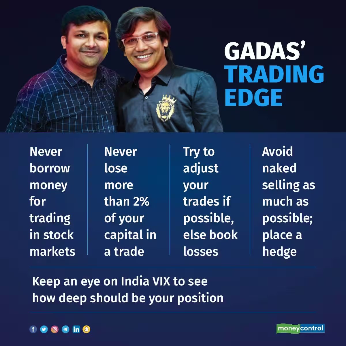 moneycontrolcom's tweet photo. #MarketsWithMC | @iamhasu &amp; @pareshgada, a Mumbai-based brother duo did not know even the basics of stock trading but after learning the ropes they are now generating good supplementary income for themselves

Read to know their story👇
https://t.co/NYekigqat0

@samvad_data ✍️ https://t.co/5kUKVjfXBN