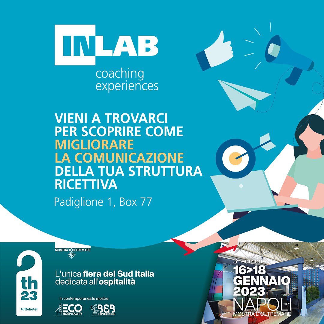 incoerenze's tweet image. Dal 16 al 18 gennaio #inCoerenze,con #inLab e #inmerchandising,sarà a Tuttohotel 2023,la fiera del settore hotellerie.
inCoerenze porterà il proprio know how attraverso il talk SOCIAL ALL INCLUSIVE e  la presentazione di #MYO, una linea di prodotti destinati al settore ricettivo.