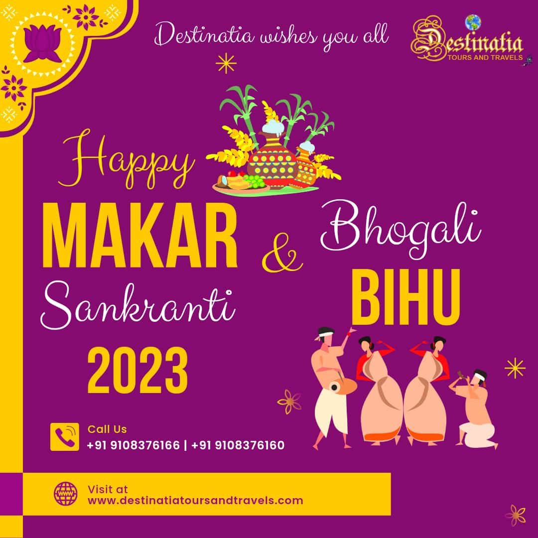 💜 Happy Bhogali Bihu &amp; Makar Sankranti 💜

#HappyNewYear2023 #Bihu #Sankranti2023 #Destinatia