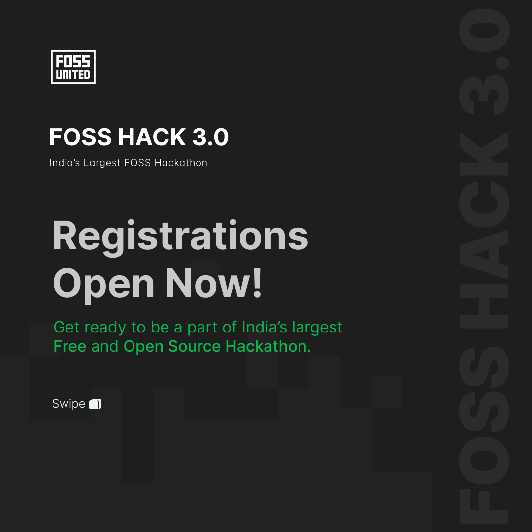 FOSS Hack 3.0 tweet media