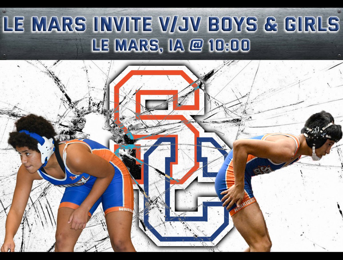 warriorscwrestl's tweet photo. Warriors are in action today at the LeMars Invite! 
Boys / Girls / JV set to start @ 10:00am
#attitudeofgratitude #sharper https://t.co/bgo971pHcW