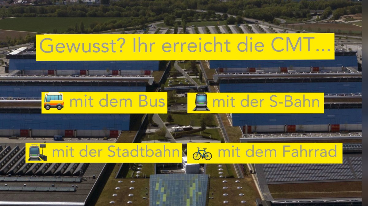 Messe_Stuttgart's tweet photo. Alternativen Anreisemöglichkeiten zur #MesseStuttgart?🤔
Durch die gute öffentliche #Verkehrsanbindung kann von der #Straßenbahn bis hin zum #Fahrrad ganz bequem zur Messe zurückgegriffen werden, wobei natürlich auch der Fußweg eine Alternative bildet.😉
#cmt23 #anfahrt https://t.co/APT1Zhkcba
