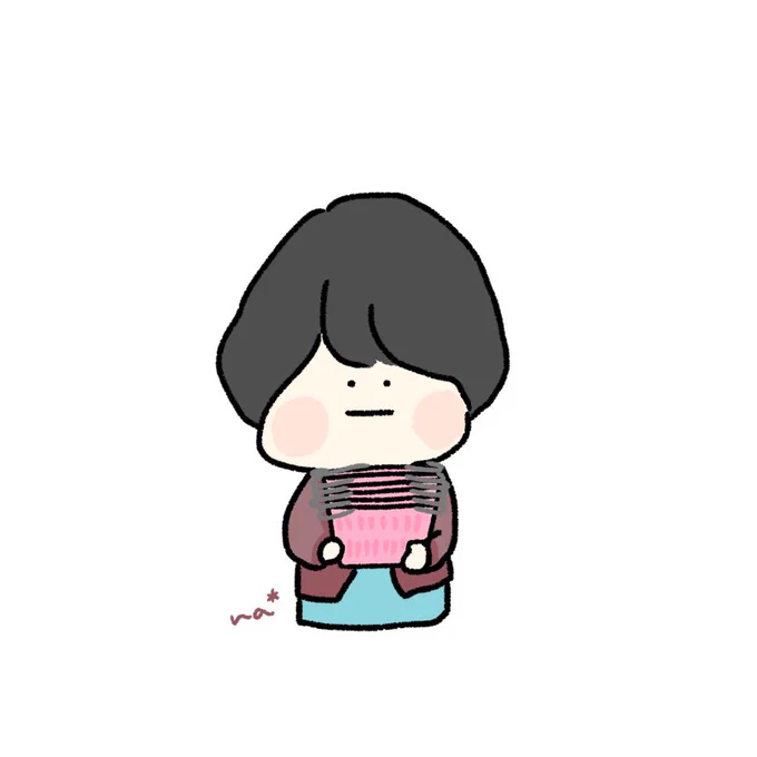 カゴ6個と北斗くん 