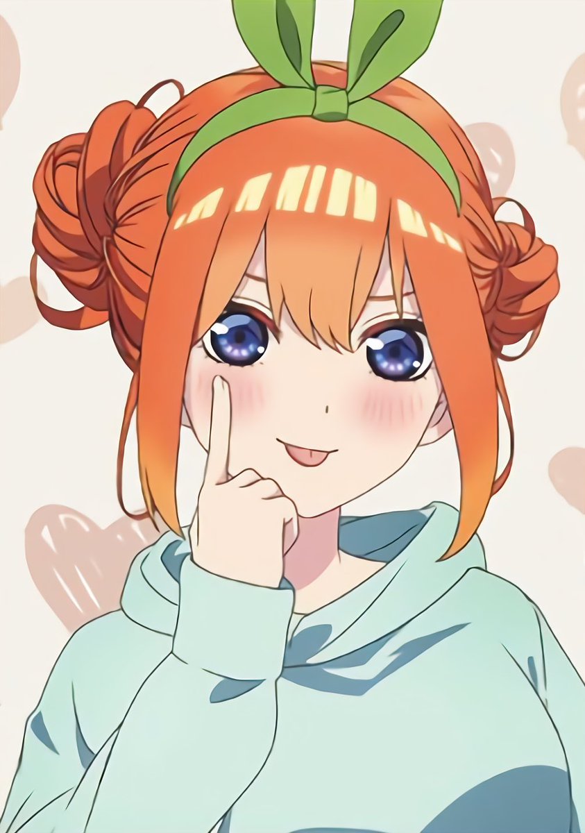 砂誠リチャオブライエンさんがTwitterに投稿した中野四葉(五等分の花嫁)のイラスト。