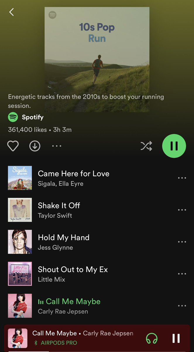 LouisePage_'s tweet image. Quick workout this morning to bank some calories for the wine needed to cope with the North London Derby tomorrow. This playlist is ideal for proving you’re too out of breath to sing. #CallMeMaybe
