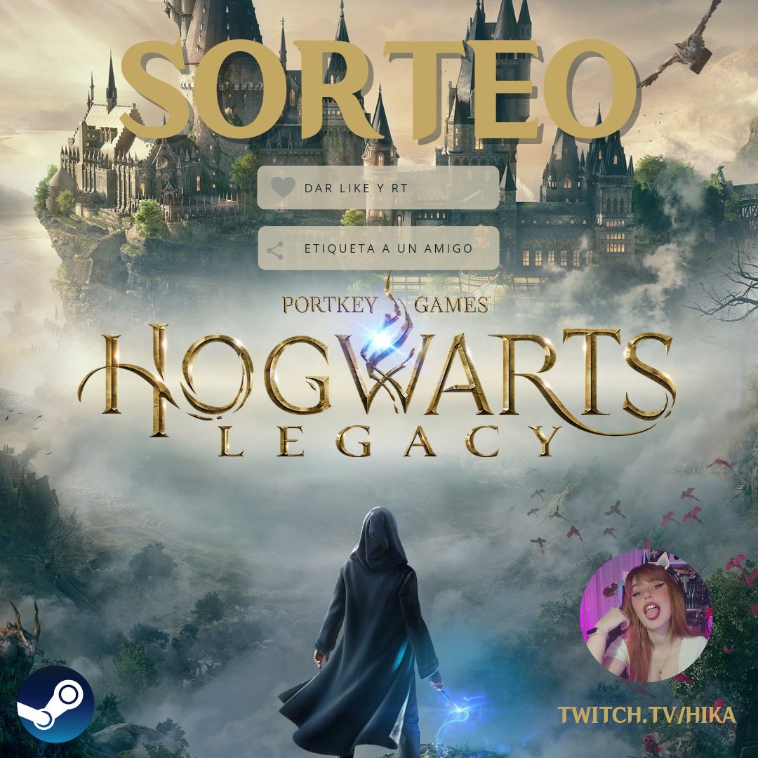 Hikacozy's tweet image. ✨️ ¡SORTEO ! ✨️

Para empezar bien el año voy a sortear una copia de HOGWARTS LEGACY 🔥

🐦Follow y Like ❤️
🔁RT
💬Menciona a 1 amigX

Si llegamos a los  400RT, sorteamos la Edición Deluxe 🔥

⏳Sorteo válido hasta el 31 de Enero ❤️
#HogwartsLegacy #Sorteo
