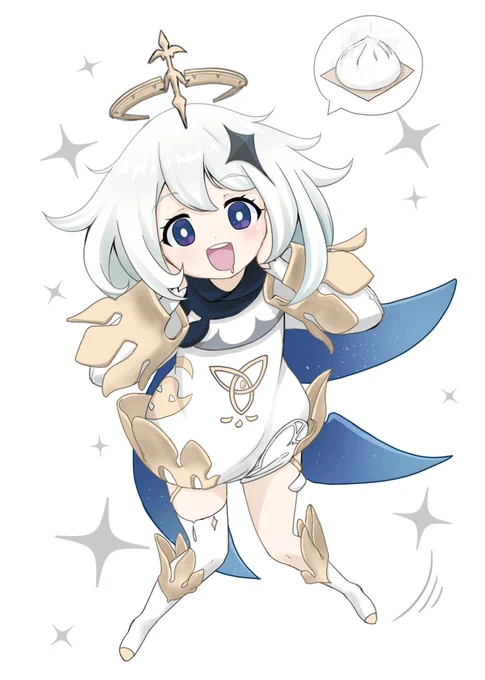 #見た人も無言で白い何かを上げる 