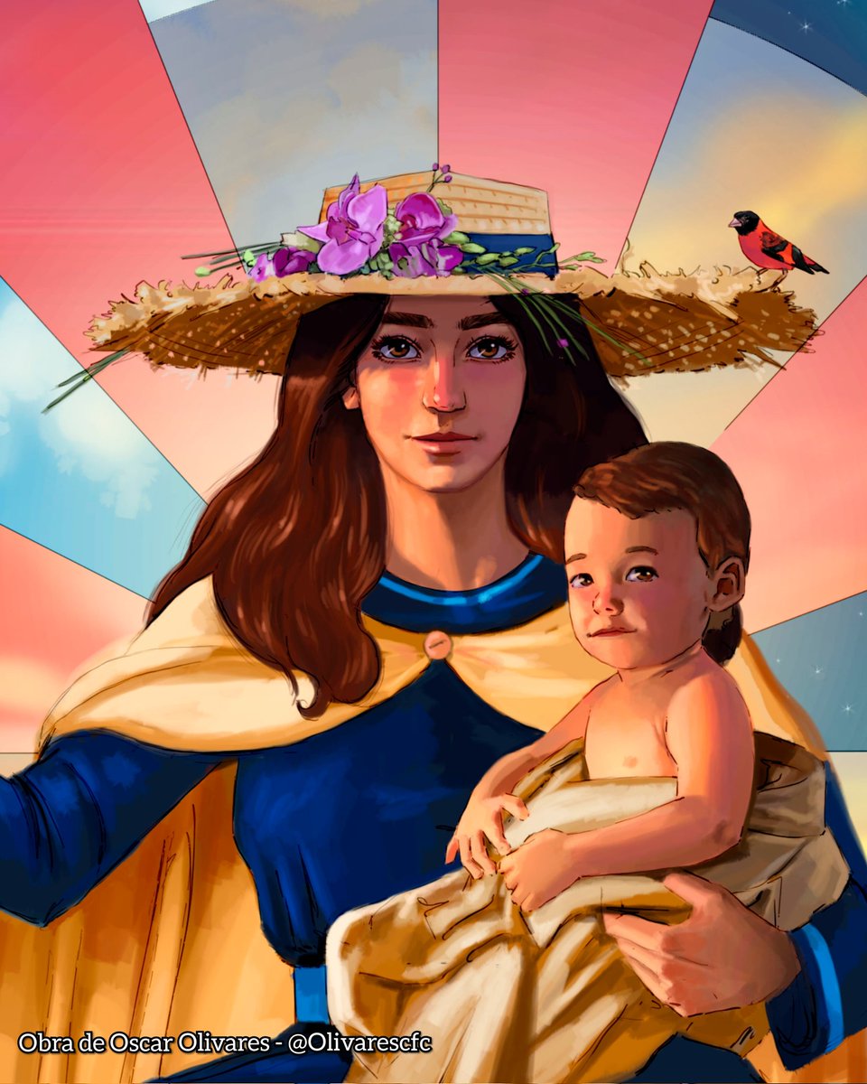 Olivarescfc's tweet image. Detalle de los rostros de la Divina Pastora 2023.

Este año con un sombrero de paja, orquídeas y el cardenalito.