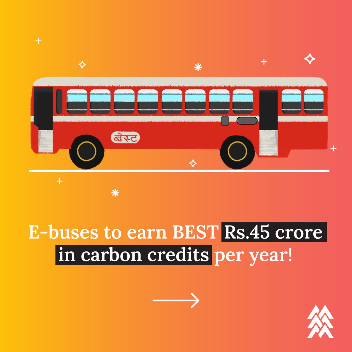 MumbaisMagic's tweet photo. BEST's planned roadmap to opt for the carbon credit earnings will help in reaching their target of converting 10,000 buses into electrical in the next few years.
What are other ways that Mumbai's @myBESTBus can work toward the sustainable mobility agenda?
#BESTUndertaking https://t.co/Nd3W05OXOh