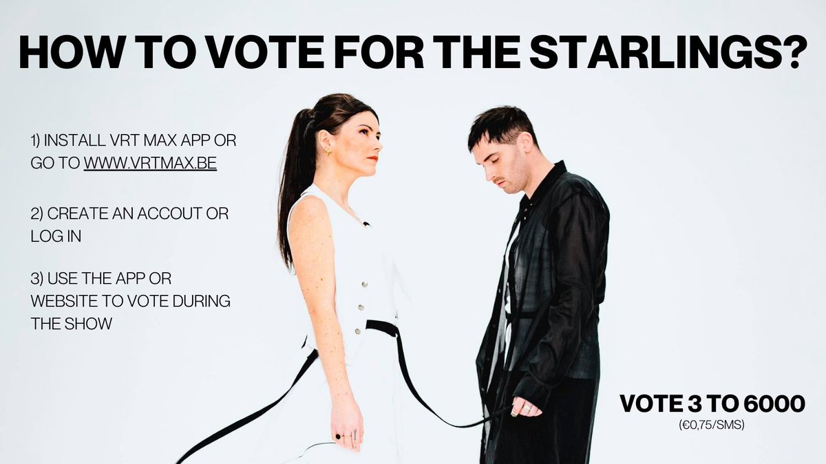 VOTE FOR THE STARLINGS TONIGHT!🎢💕🙏🏻 #eurosong2023 #thestarlings #esc2023