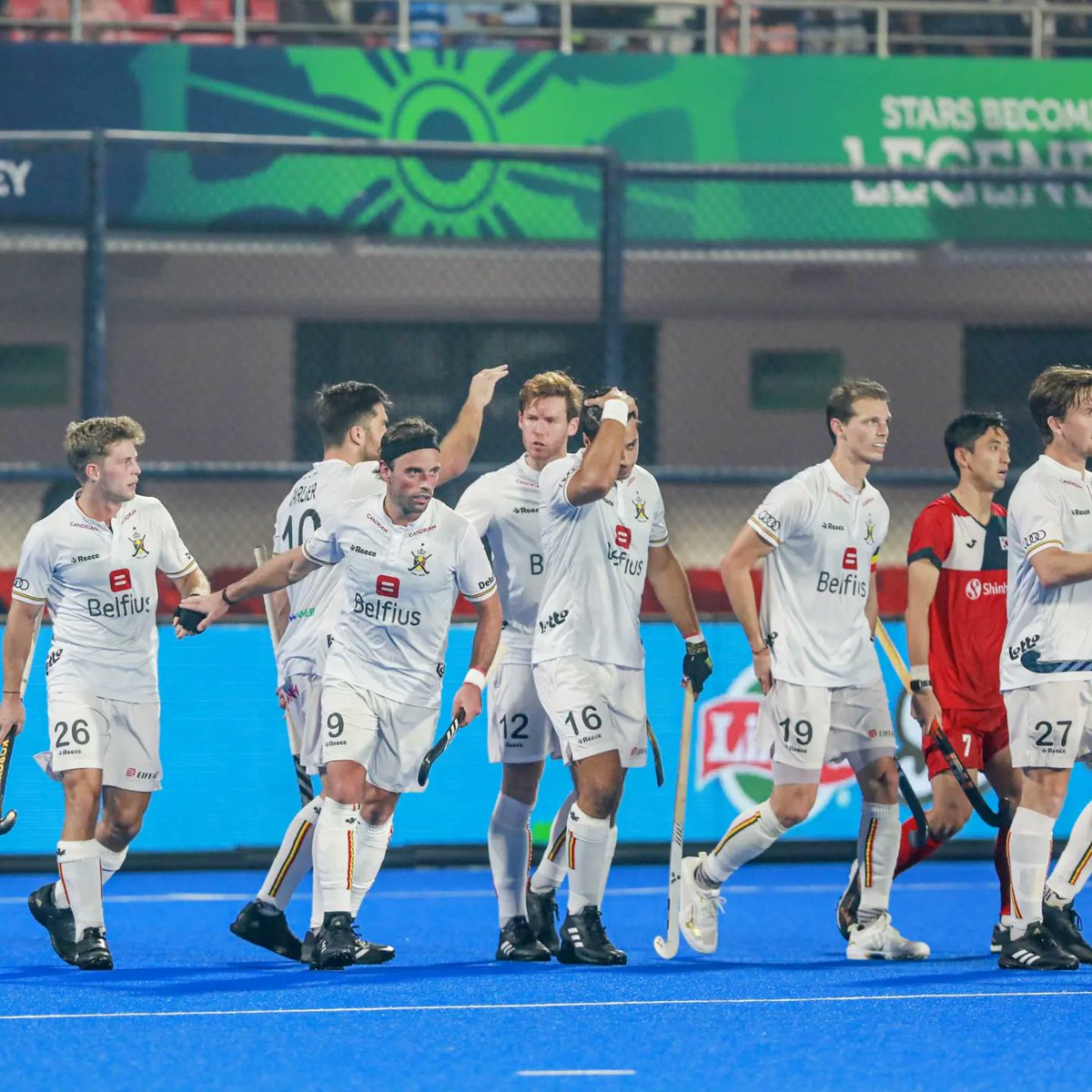 First match and first win for Belgium. Here are some moments from the game.

🇧🇪 BEL 5-0 KOR 🇰🇷

#BELvsKOR
#HockeyIndia #IndiaKaGame #HWC2023 #HockeyWorldCup2023 #StarsBecomeLegends @belredlions