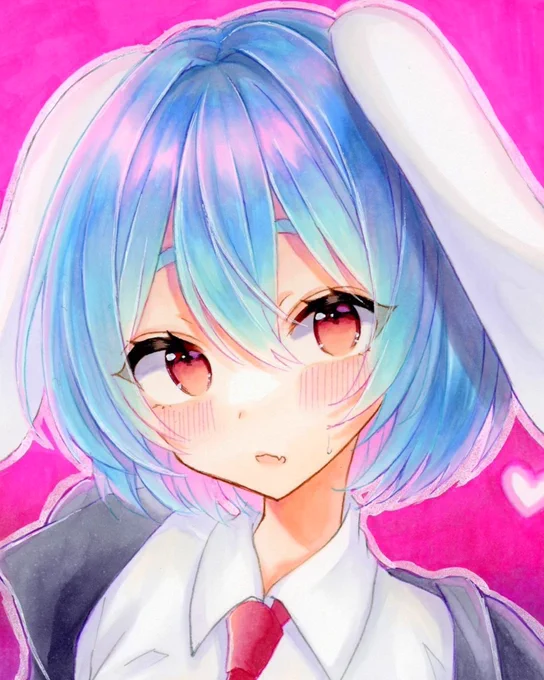 むちむちなレイセン描きました 