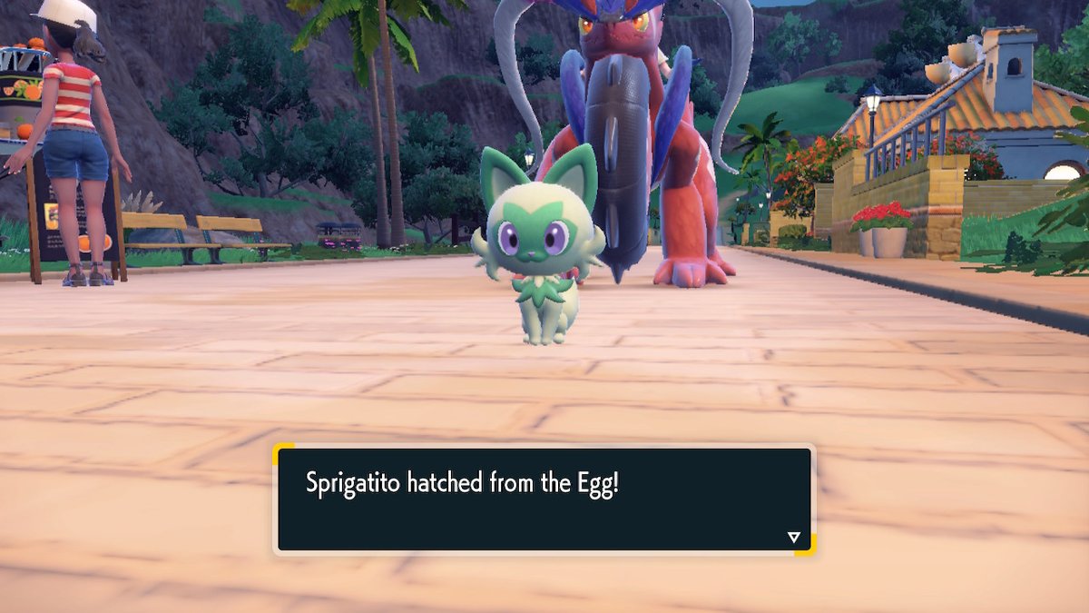 ChampX1999's tweet photo. #SRLS15 WEEK 1 COMPLETE! SHINY SPRIGATITO! #PokemonScarletViolet #NintendoSwitch https://t.co/OOBYPzwa9W