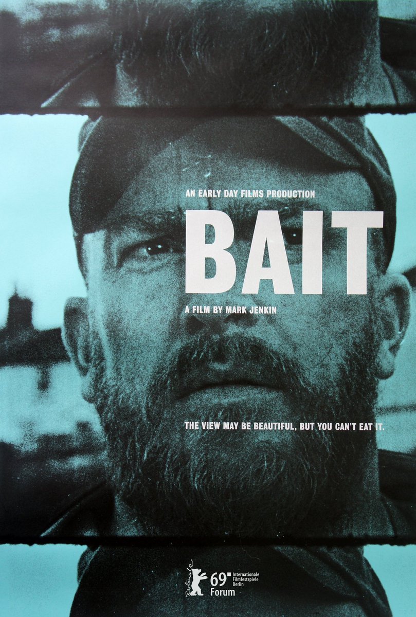 mhurstbillett's tweet photo. Just watched the masterpiece that is Bait by @Mark_Jenkin @BFI. A brilliantly British kitchen sink drama tackling gentrification, heritage and class in a small fishing village in Cornwall. Gutted I have to wait until February to watch Enys Men now! #supportbritishfilm https://t.co/AbV2artAnb