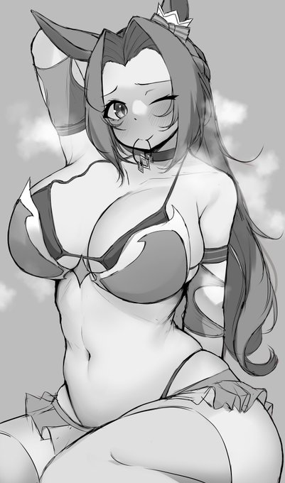 #ウマ娘

カワカミプリンセスのグレーラフです。 