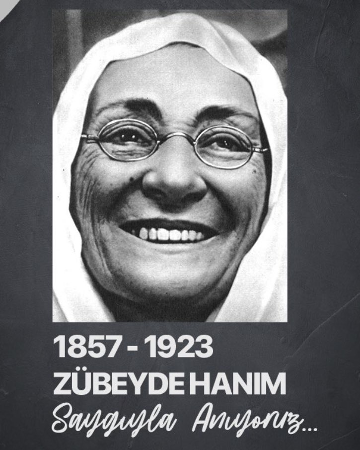 BesteDede2's tweet photo. Zorluklar karşısında mücadeleden vazgeçmeyen, ülkesi için yaptığı büyük fedakarlıklarla hepimize ilham olan, Atamız Mustafa Kemal Atatürk'ün annesi #ZübeydeHanım'ı aramızdan ayrılışının 100. yılında saygı ve minnetle anıyorum. https://t.co/nciBSfTNQv