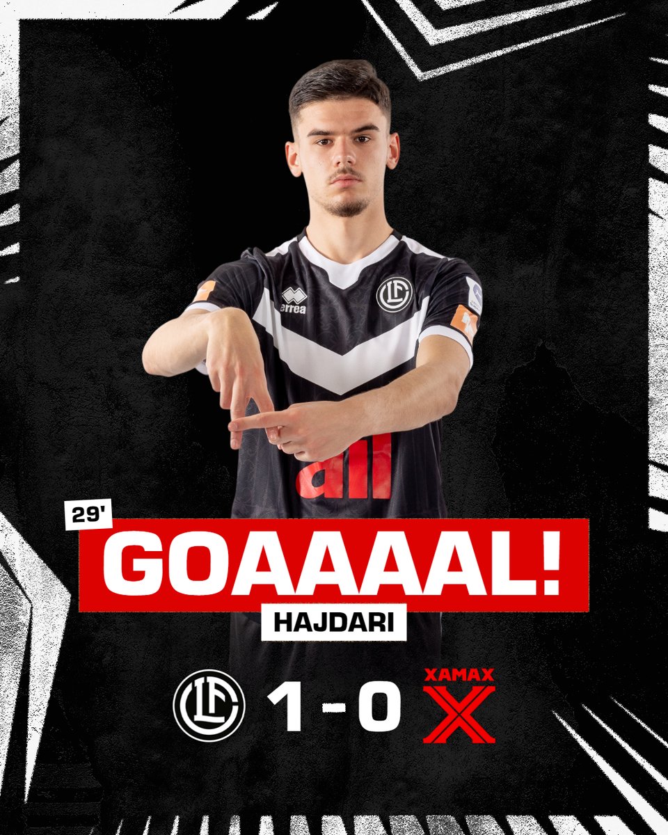 FCLugano1908's tweet photo. ⏱ 29' - GOAAAAAAAALLLL LUGANOOOOOOOOO - Hajdari sblocca il risultato a Cornaredo
#fclugano #lugano #FCL #LUGXAM #LuganoXamax https://t.co/r1ltGpPbrC