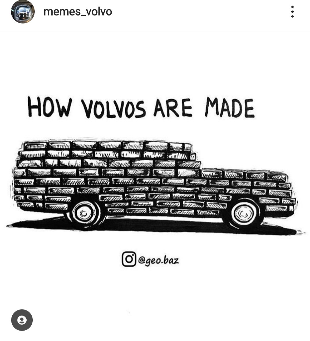 PanBomboni's tweet photo. Volvo 😍#TeamVolvo #Volvo #Turbobrick #MemesVolvo https://t.co/Wp3THnfKBj