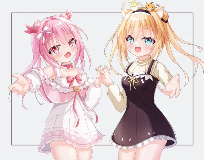 姫熊ちゃんと風瑛なづきママの家族写真ですわ#姫熊りぼん #くまの自由帳 