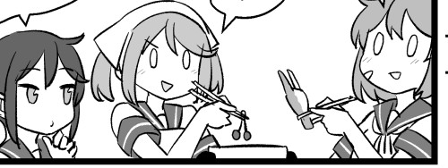 毎度の4コママンガ無配ペーパーつくりました…今回は七駆… 