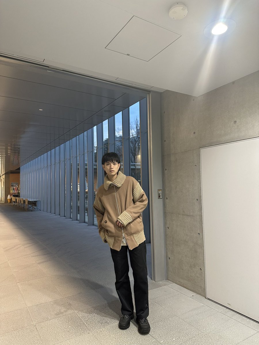 lad musician wide flare denim pants 深水光太 jacket : FINAL HOME pants: Dickies × STRONG shoes: ROMBAUT 22aw