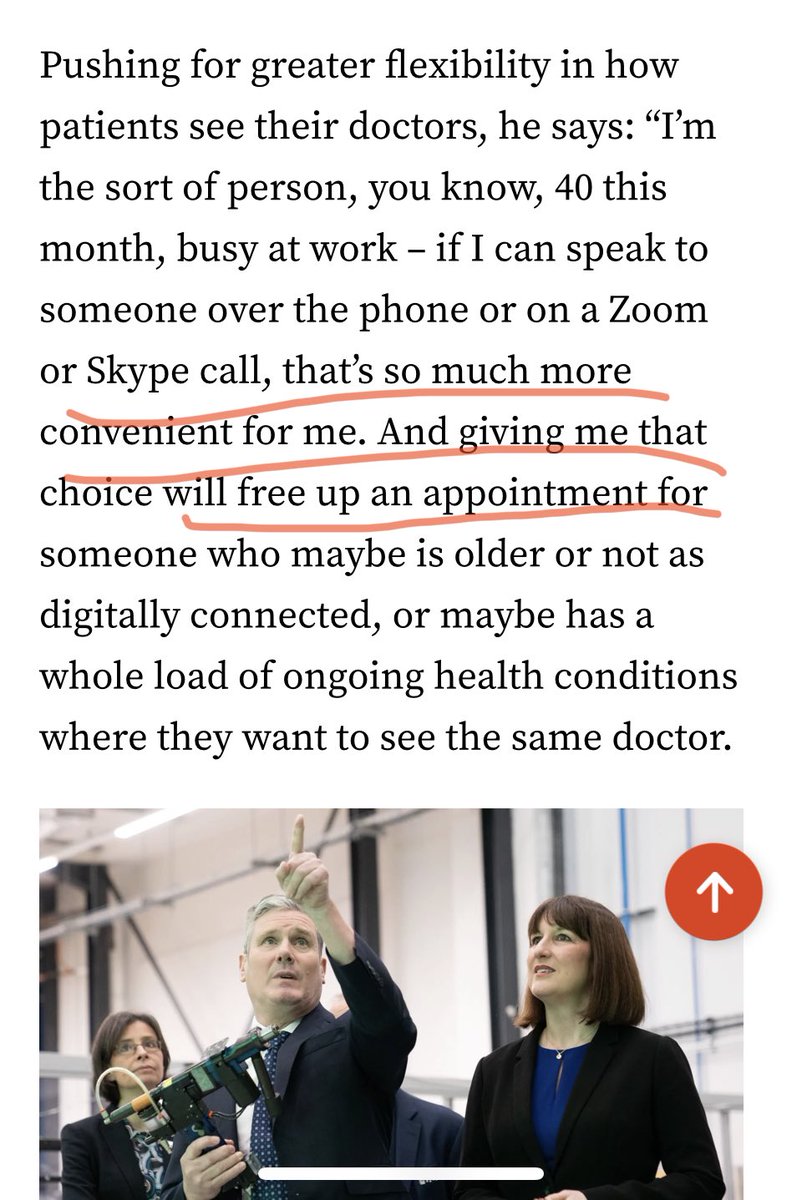 Fallacy- that a more convenient phone call frees up time. The call still takes an appointment- still requires all the governance of a F2F - perhaps more given the jeopardy of not being able to examine the patient. And ⬆️ convenience means ⬆️demand too