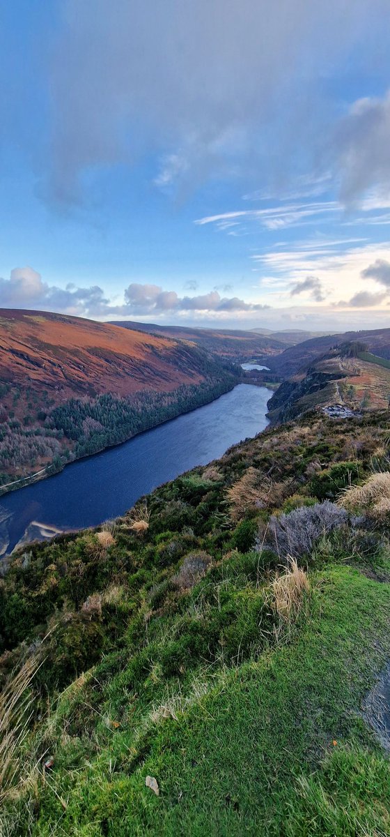Robbiedkav's tweet photo. Glendalough, Co. Wicklow this morning https://t.co/UK6uOW8iYc