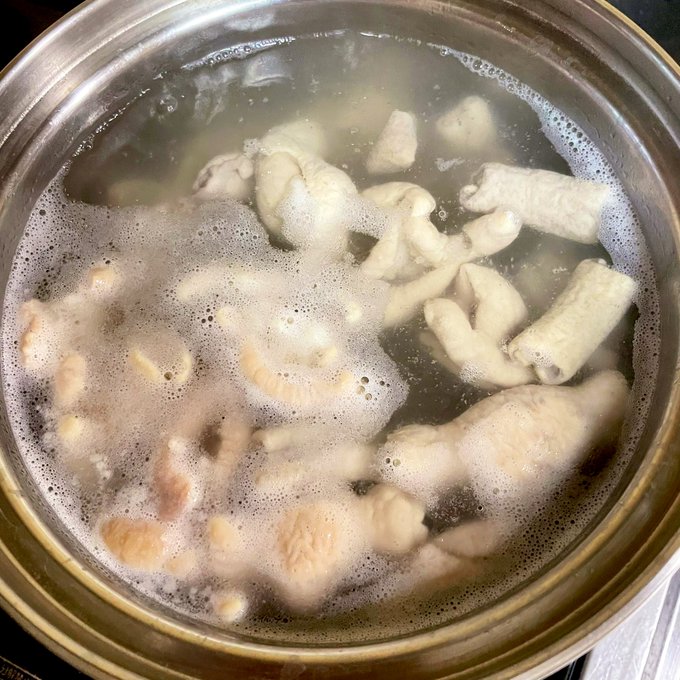 今日は和風モツカレー! 