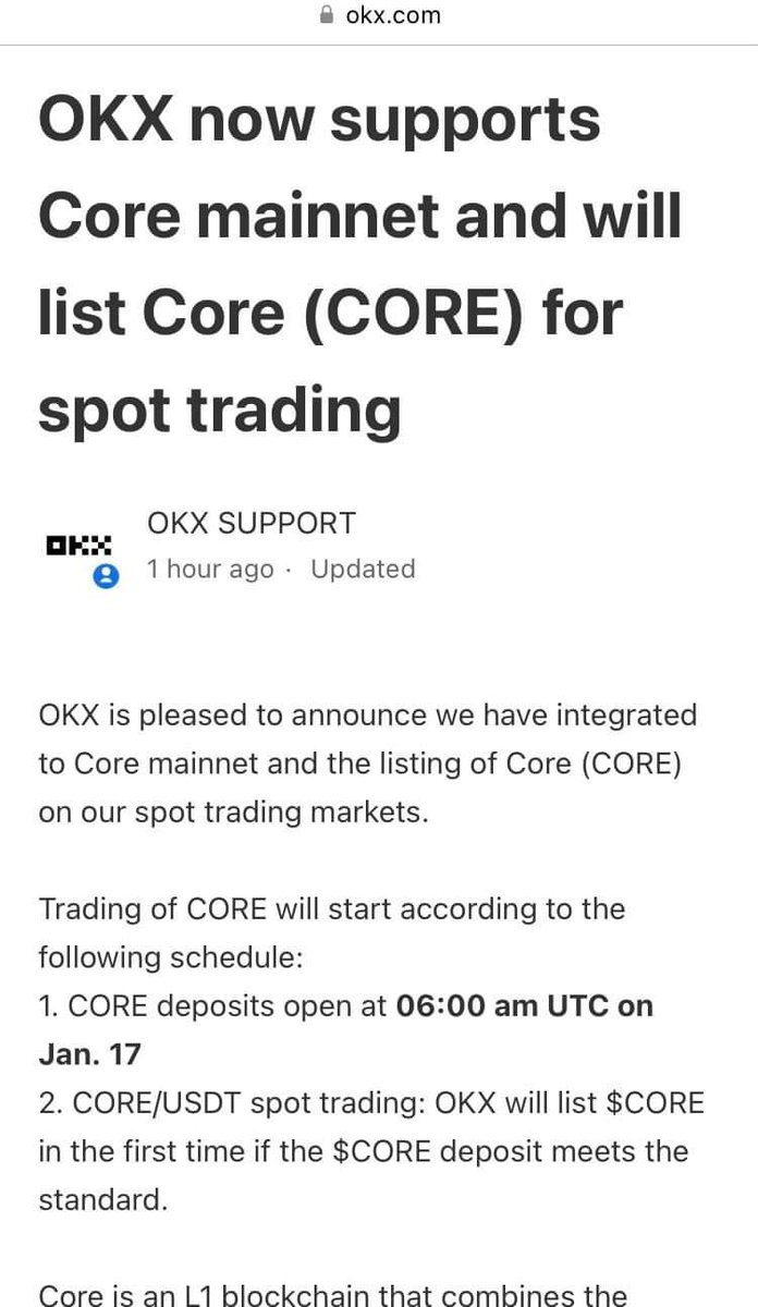 EeyNicx's tweet photo. #CoreMainet #CoreDao
@okx 👀👀👀👀👀👀 https://t.co/SmQZVh7TQA