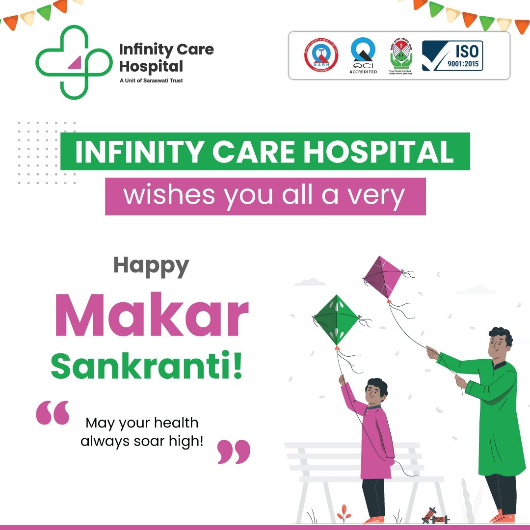 Infinity Care Hospital wishes you a very Happy Makar Sankranti! 
 
#infinitycarehospital #hospitalinvaranasi #multispecialtyhospital #makarsankranti