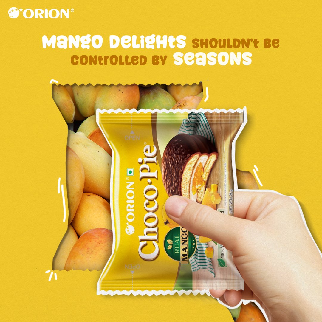 InOrionChocoPie's tweet photo. Tell us you love mangoes without telling us you love mangoes, in the comment section below.
#Orion #OrionChocoPie #MangoChocoPie #Mango #Delight #MangoCravings #MangoSeason https://t.co/JyVlkrrC26