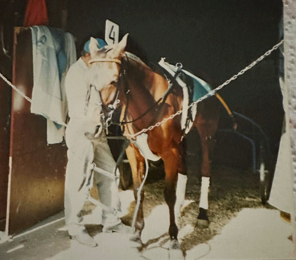 TiinaNaula's tweet photo. Aikansa huipputamma Heddi Bilto valmistautuu ottamassani kuvassa Tammavaltikkaan Forssan Pilvenmäellä vuonna 1990. #ravit @Pilvenmaki https://t.co/TU8q3UTl7L
