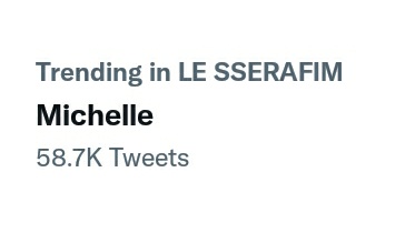 kcwbstgrl's tweet photo. trending in le sserafim #6thmember https://t.co/5fbIf76uxo