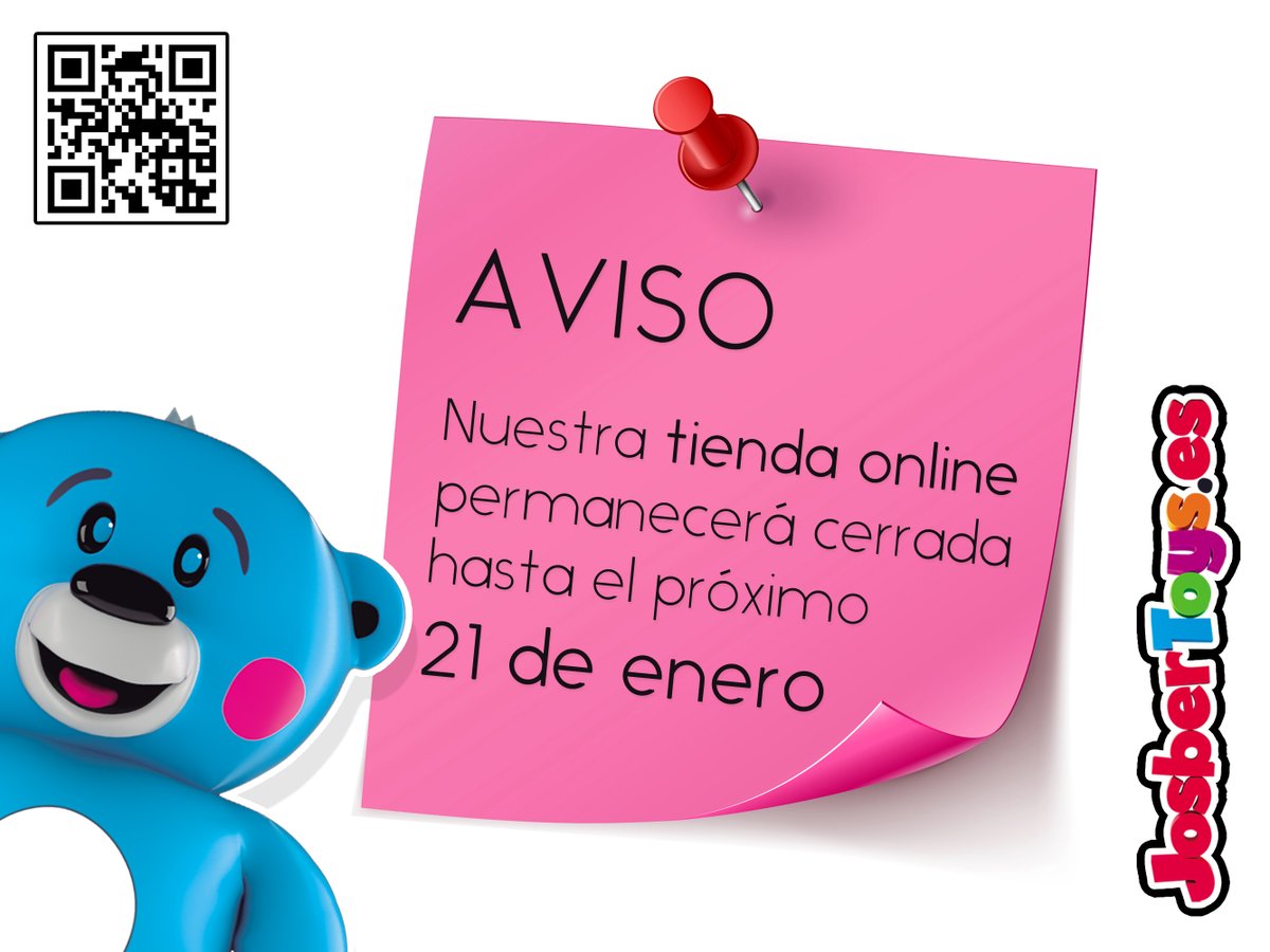 JOSBERTOYS's tweet photo. 📣 Nuestra tienda online permanecerá cerrada una semanita, pero podrás ver en ella artículos y precios. 😉👌
No olvides que nuestras tiendas físicas ¡continúan a pleno rendimiendo! 😊
👉 https://t.co/0quI8ri4jE 
#josber #josbergroup #jugueteria #juegos #juego #TiendaOnline https://t.co/vBj1cj78HB